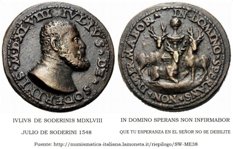 Iulius de Soderini - Imagen numismática
